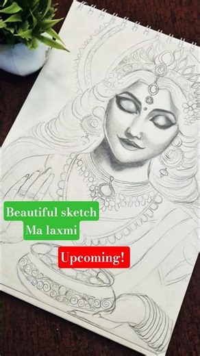 Laxmi devi drawing#shorts#art #drawing #laxmi #pencildrawing