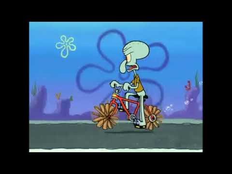 Squidward Gets Covered In Cement(But Squidward Has Alpha's Voice)