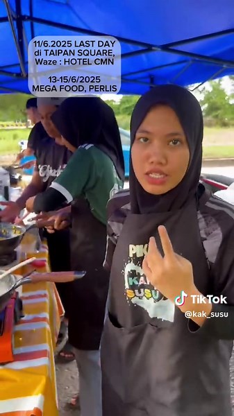 Last day harini kat TAIPAN SQUARE SUNGAI PETANI (waze: HOTEL CMN) sebelum kami cuti utk EVENT DI PERLIS #kaksusu #jagungcheesetarik #spaghetticreamytomyam #aisjelly #sungaipetani #kedah #fypシ゚ #fyp #fyppppppppppppppppppppppp #megafood #megafoodfestival #perlis