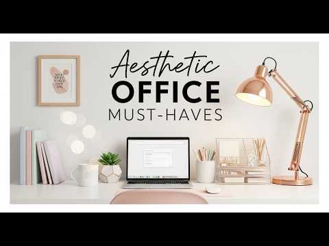 25 Aesthetic Office Must Haves from Amazon 2026 ✨ Desk Setup Essentials You Need