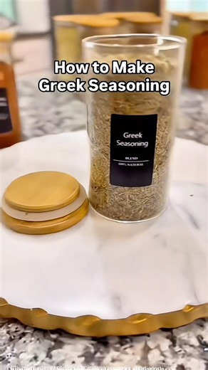 Homemade Greek Seasoning 🧂 Easy DIY Spice Blend #Shorts