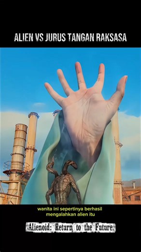 Menghadapi monster alien dengan jurus kuno #shorts