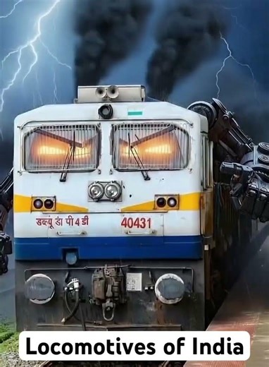 Animation describing locos of Indian railways. #railvlogger #gemini #indianrailways #wag9 #wap7 #wdg