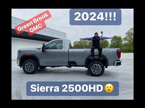 SINGLE CAB 2024 SIERRA 2500 HD SLE!!!