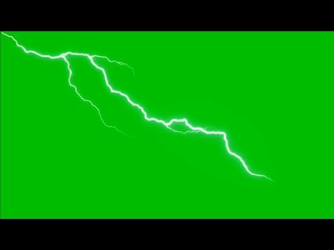 lightning strike with Different Angles Green Screen effect HD video Footage