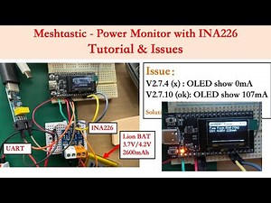 Meshtastic - How to use precise power monitor IC INA226 , Tutorial & Issues
