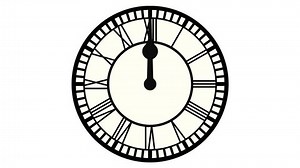 Roman Numeral Clock Ticking On Loop Stock Footage Video (100% Royalty-free) 2987944 | Shutterstock
