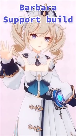 Barabara support build only, I dont recommend you guys doing dps🙂#genshinimpact #Barbara #barbarabuild #fyp #f2p