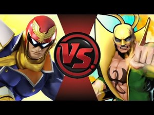 CAPTAIN FALCON vs IRON FIST! Cartoon Fight Club Episode 102