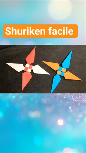 shuriken facile #diyfacile #origami #origamifacile #craft #papercraft #activitecreative