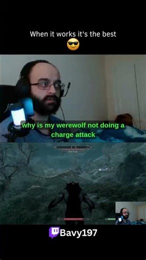 Werewolf is the only option💪#skyrim