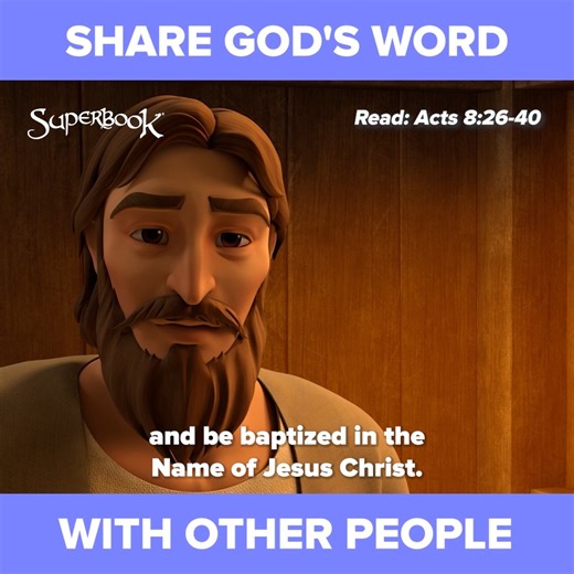 The Ethiopian Eunuch learned more about God's Word because of Philip. 📖😇👏🏿 . . . . . SUPERBOOK Bringing Bible Stories and Jesus' love to kids everywhere Series App Academy Outreach | Superbook
