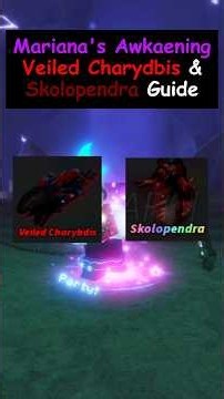 How to Catch Veiled Charybdis & Skolopendra (Mariana's Awakening) #fisch
