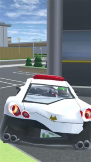 Mengemudi mobil polisi Sakura #sakurafighting killing #gaming #games #trending #funny #edit #car