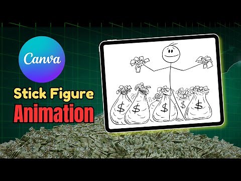 How to Create VIRAL Stick Figure Animations in Canva | Learn and Flourish