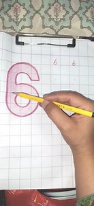 Formation and Recognition of Number 6 #howtowritenumber6#number #notebook #tiptricks #studyvlog