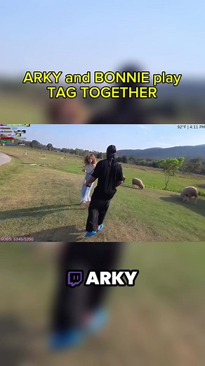 ARKY AND BONNIE PLAY TAG TOGETHER #arky #bonnie #twitch #clip #CapCut