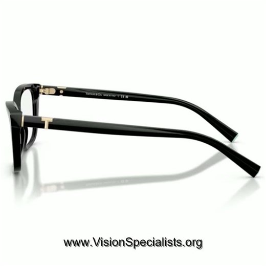 Tiffany Co TF2282 Eyeglasses Womens Full Rim Pillow Shape Black8001