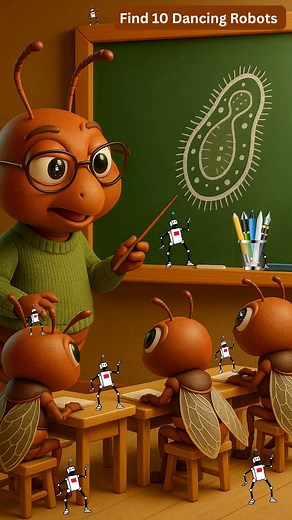 🤖 Can You Count All the Dancing Robots? | Fun Brain Challenge 🧠 #puzzle #shorts