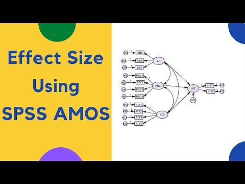 How to find the f² Effect Size using SPSS Amos? F Square Effect Size, Cohen's f²