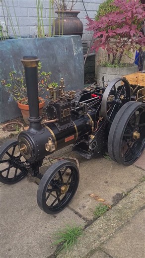 2" scale burrell traction engine new lubricator test