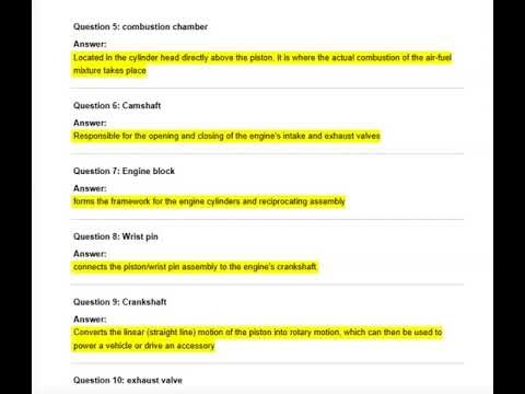 ASVAB Mechanical – Basic Engine Components Exam 2026 🚗🔧 Real Practice for Higher Line Scores