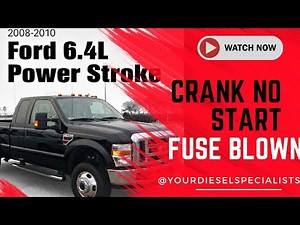 6.4 Powerstroke Cranks But Won’t Start