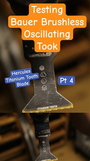 Testing the Bauer Brushless Oscillating Multi-Tool from Harbor Freight! Pt 4
