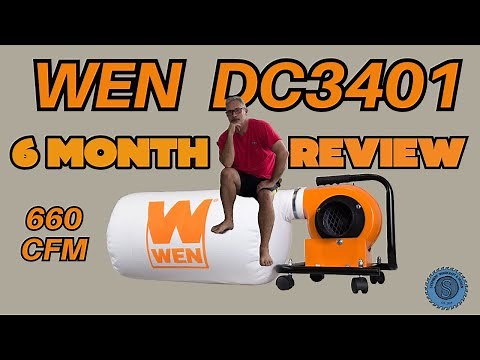 WEN DC3401 DUST COLLECTOR 6 MONTH REVIEW! IS IT WORTH IT FOR A SMALL SHOP?