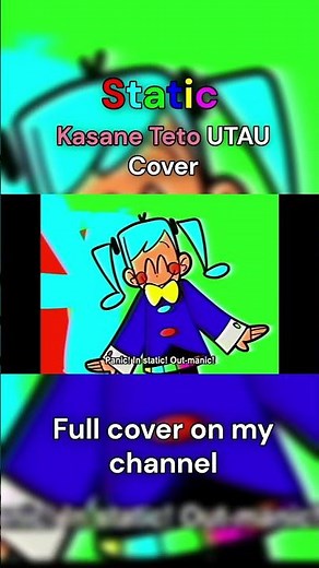 Static, but it's covered in UTAU with Teto (UTAU Cover) #teto #static #flavorfoley #synthv
