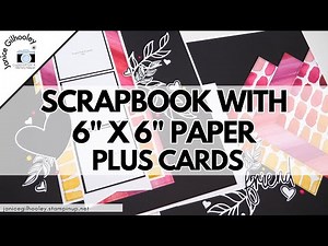 Scrapbooking process with 6x6 Pattern papers | plus Card share