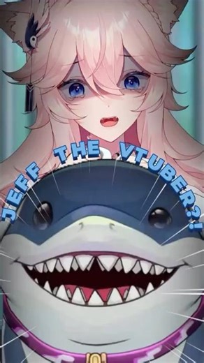 JEFF THE SHARK IS A VTUBER?! #vtuberclips #vupechat