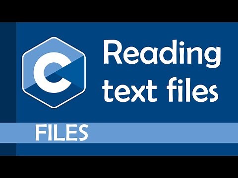 Reading from text files in C