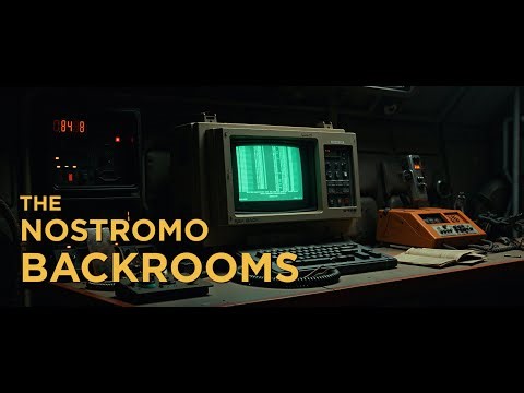 Alien Isolation Ambience | Nostromo Backrooms | MUTHUR Computer sounds for Sleep