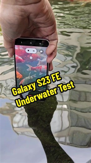 Samsung Galaxy S23 FE Underwater Test