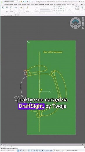 Tworzenie i modyfikowanie bloków interaktywnych w DraftSight