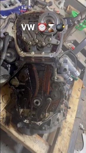 VW Audi 2.0 TSI TFSI timing chain guide failure #audi #quattro #engineering #car #mechanic
