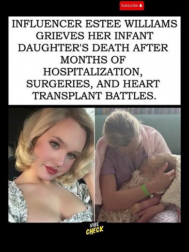 💔🕊️ Influencer Mourns Loss of Baby Daughter Estelle 🌹👼 #infanthealth
