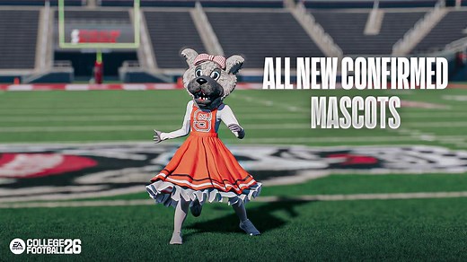 All Confirmed New Mascots in College Football 26