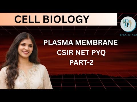 Plasma Membrane CSIR NET Lifescience PYQ Solution Part 2 | Cell Biology PYQ | BIOMICS HUB