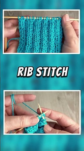 Twisted Rib Stitch (4‑Stitch × 2‑Row Pattern) #205