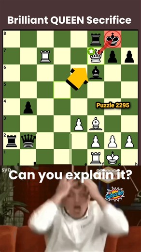 Is this the smartest Queen move in history? #chess #shorts #viralchallenge