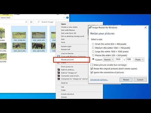 Free Tools for Resize Multiple Images at the Same Time | Image Resizer for Windows