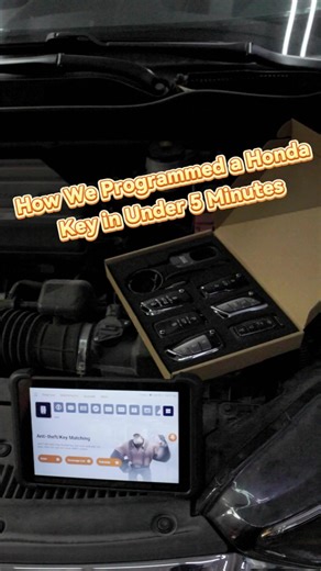How We Programmed a Honda Key in Under 5 Minutes. #TikTokShopHolidayHaul #lifetiemfree #thinkcar689bt #keymatching #thinkcar TKEY101 #carhack #fyp #diy #diagnostictool