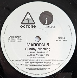 Maroon 5 - Sunday Morning