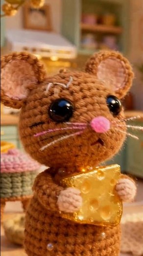 Tom & Jerry Amigurumi Short 🧵✨ | Crochet Animation of the Golden Cheese Chase
