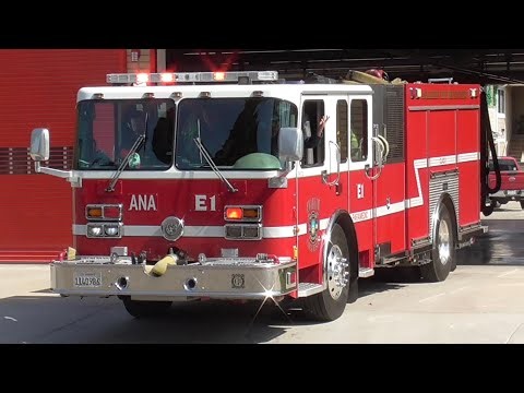 Anaheim Fire & Rescue Engine 1 Responding 5/30/2025
