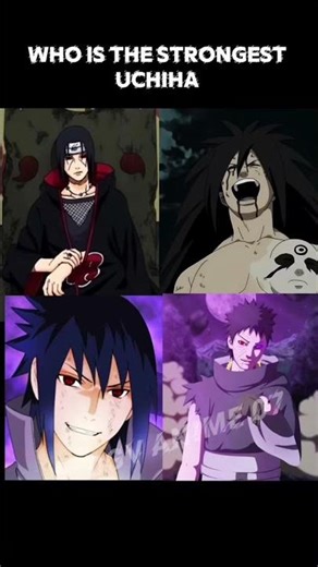 Who Is The Strongest Uchiha? | Itachi vs Madara vs Sasuke vs Obito !! #sanji #uchihafamily #jutsu