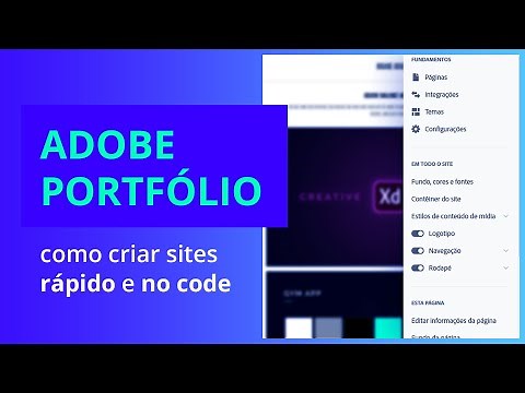 Como criar sites com o Adobe Portfólio | Fácil, rápido e sem código