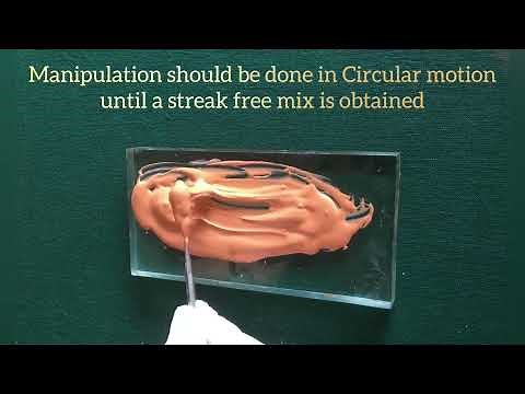 Manipulation of Zinc Oxide Eugenol Impression Paste